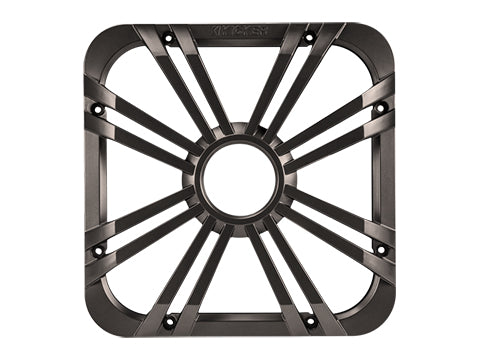 Kicker 10-INCH (25cm) SQUARE SUBWOOFER GRILLE FOR 11S10L7,LED,CHARCOAL