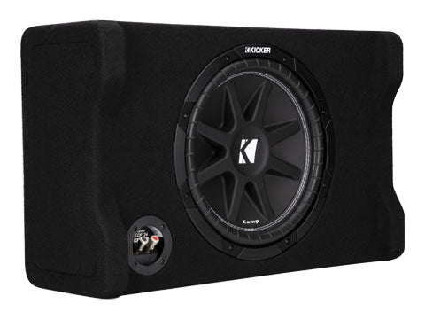 Kicker Comp 12" (30cm) Subwoofer in Down Firing Encl, 4-Ohm; RoHS Compliant