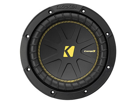 Kicker CompC 8" (20cm) subwoofer, SVC, 4ohm, RoHS Compliant